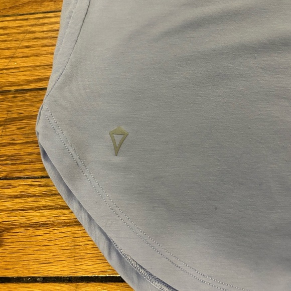 Ivivva Lululemon Blue Serene Heart Tank, size 10 - Picture 7 of 10